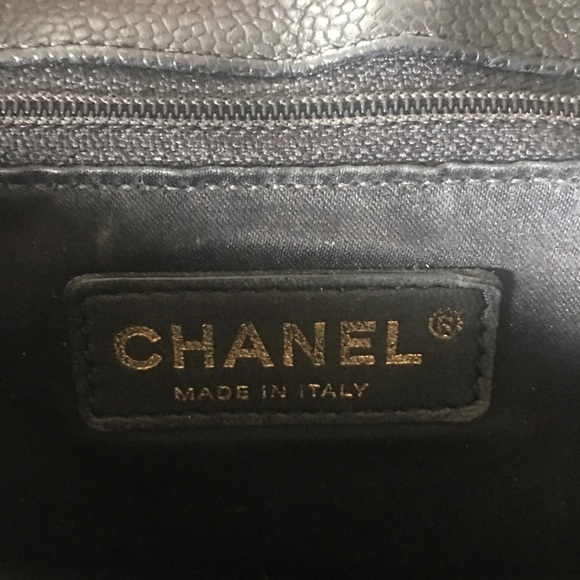 Chanel GST Caviar Shopping Tote Black - Picture 4 of 7